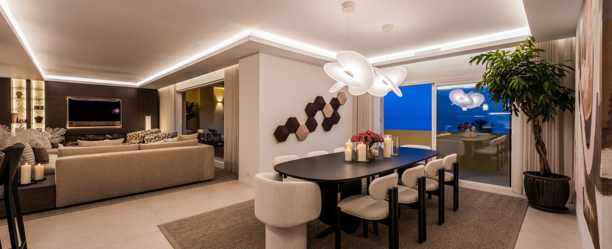 Luxury Beachfront Duplex Penthouse in Marbella – Panoramic Sea Views, Designer Interiors & Direct Beach Access